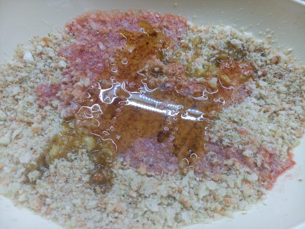 Sarde a beccafico al sugo con pisellini