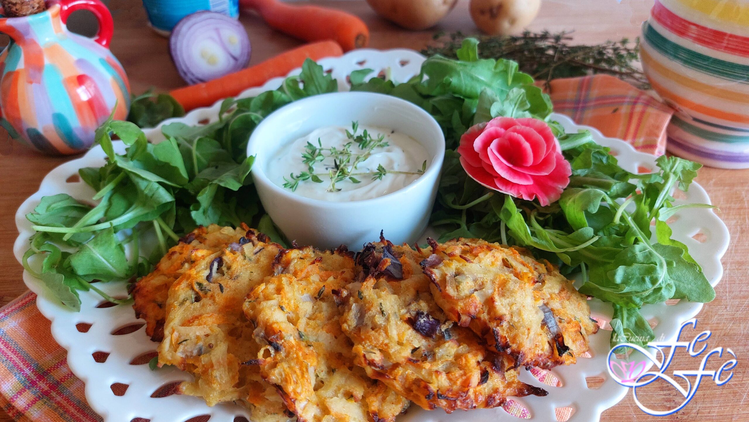 KOREANISCHE KARTOFFEL- UND KAROTTENPFANNKUCHEN (Rezept ohne Gluten und Laktose)