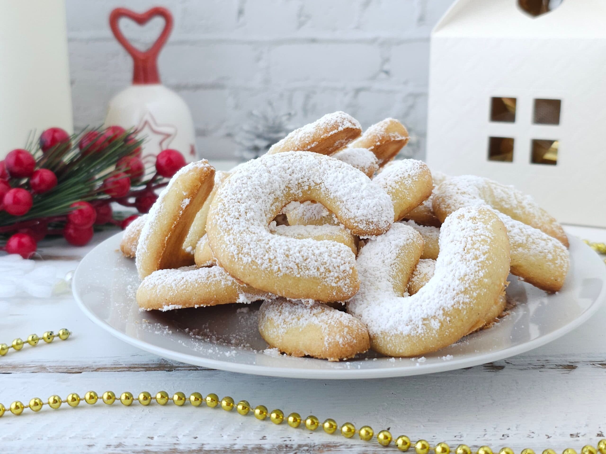Vanillekipferl, deutsche Weihnachtsplätzchen