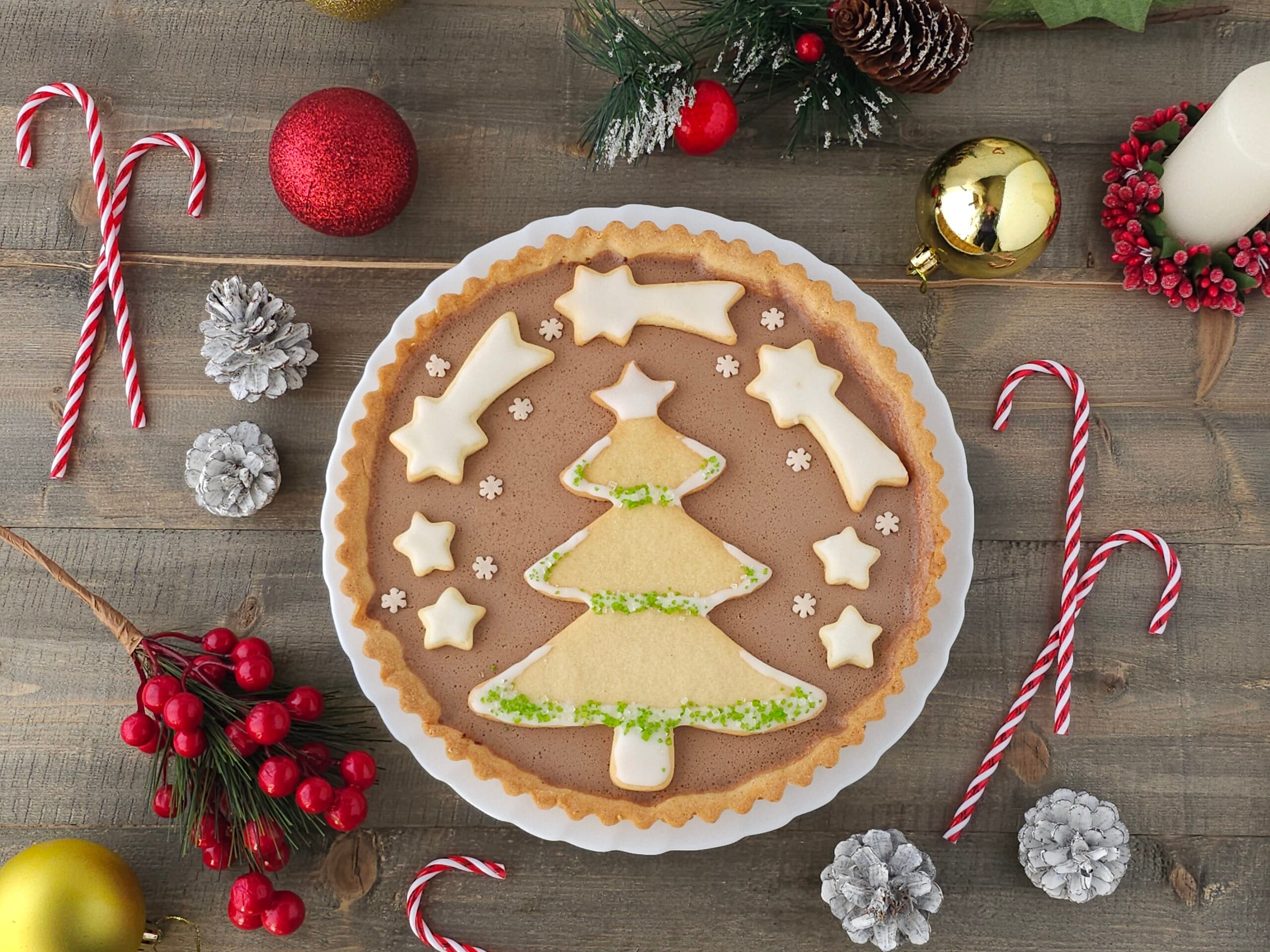 Weihnachtstorte mit Gianduia Namelaka