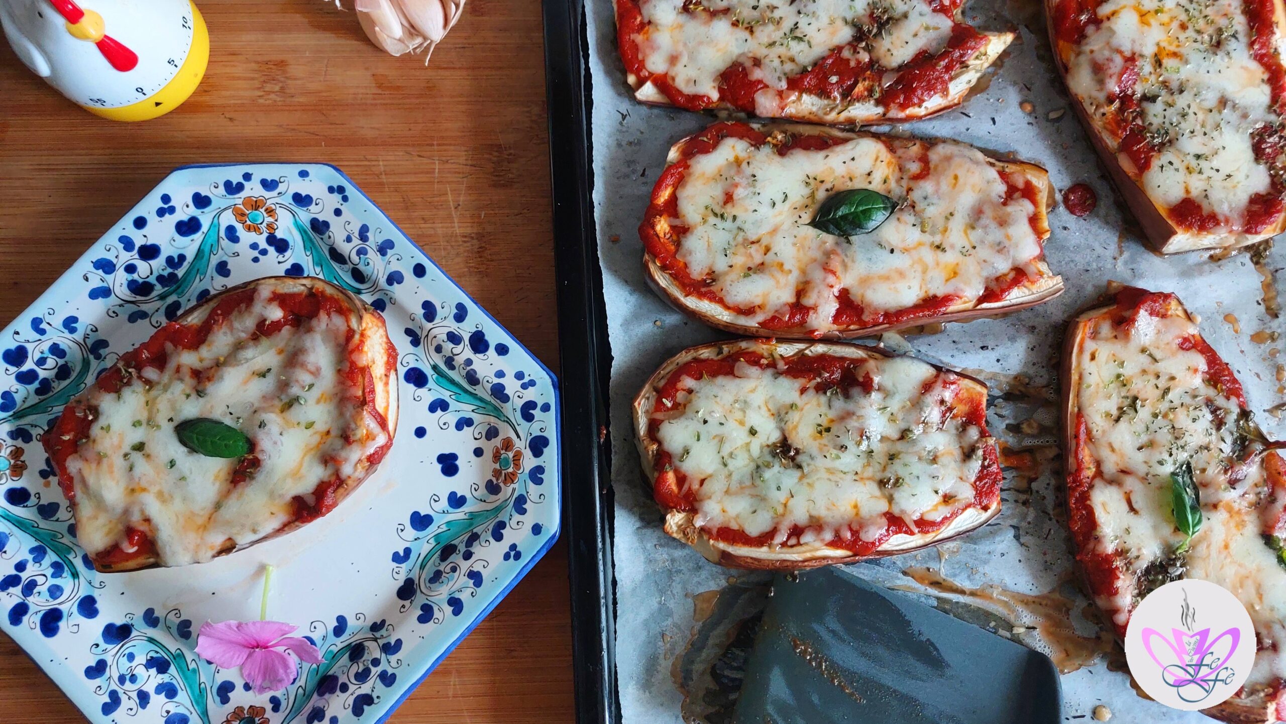 AUBERGINENBOOTE NACH PIZZAART