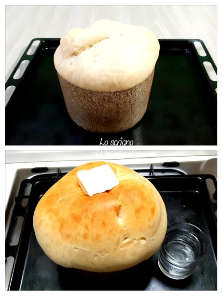 Panettone mit der Brotbackmaschine