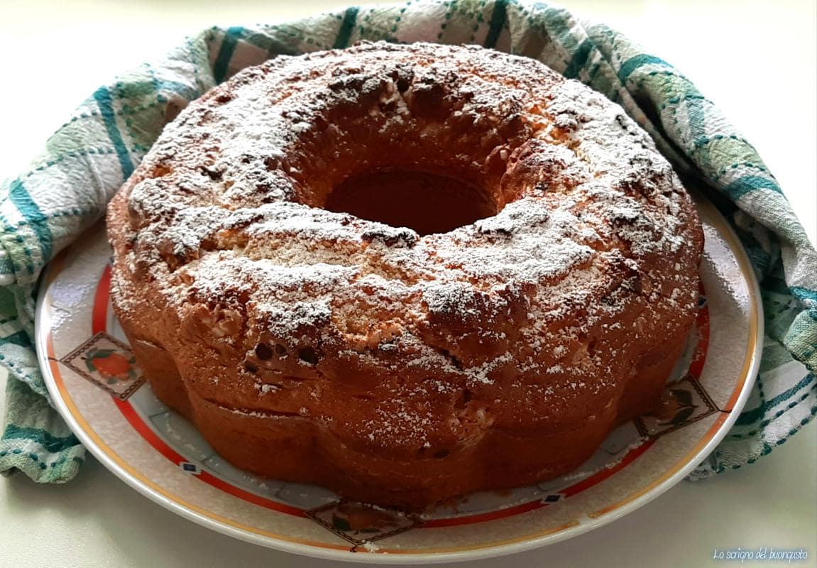 Pancetone mit Schokoladentropfen