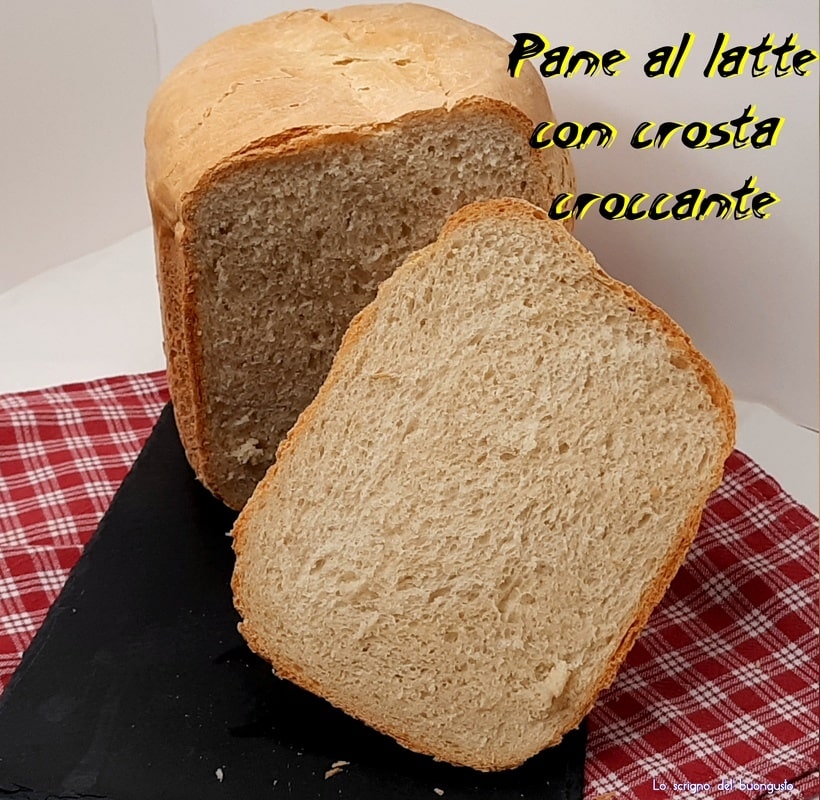 Milchbrot mit knuspriger Kruste