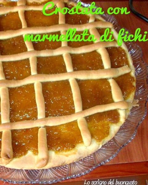 Torte mit Feigenmarmelade