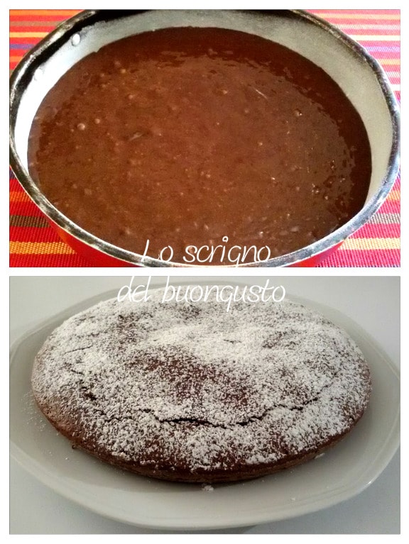 Mehlfreie Schokoladenlikör-Torte