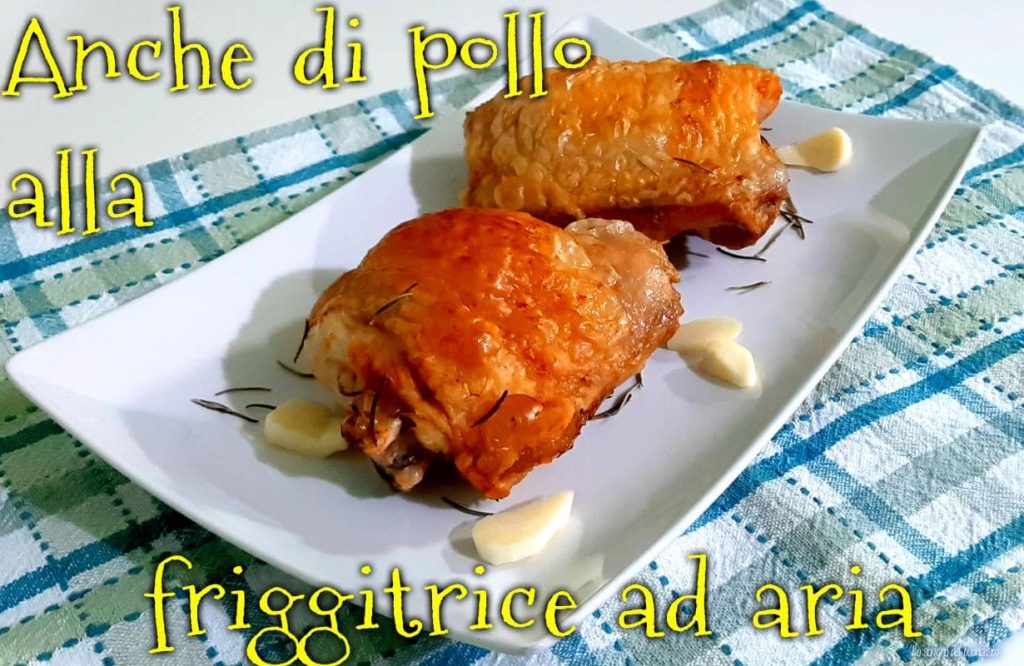 Hähnchenschenkel in der Heißluftfritteuse