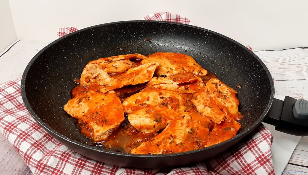 Hähnchenbrust alla pizzaiola