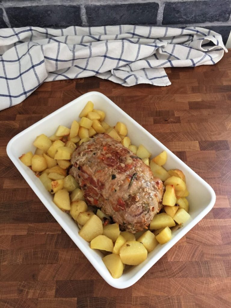 kalbsbraten ofenkartoffeln