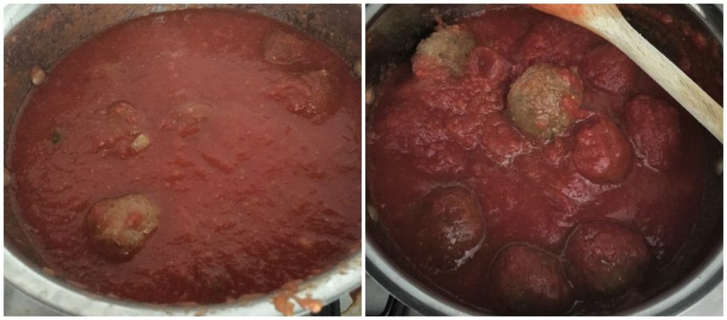 Fleischbällchen in Tomatensauce