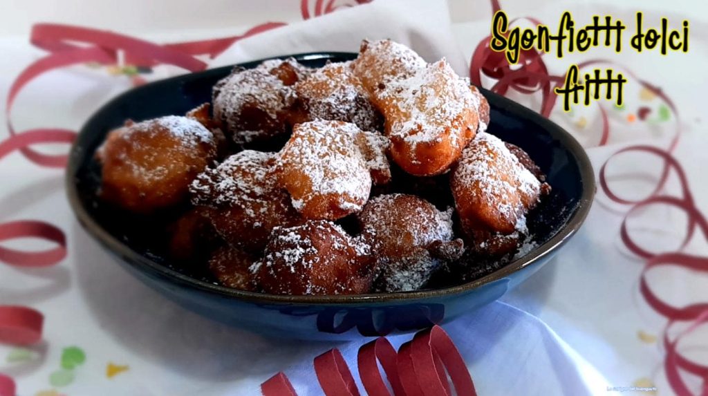 Frittierte süße Sgonfietti