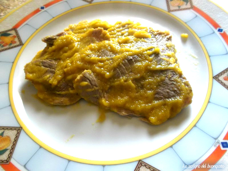 Kalbfleisch auf Genueser Art