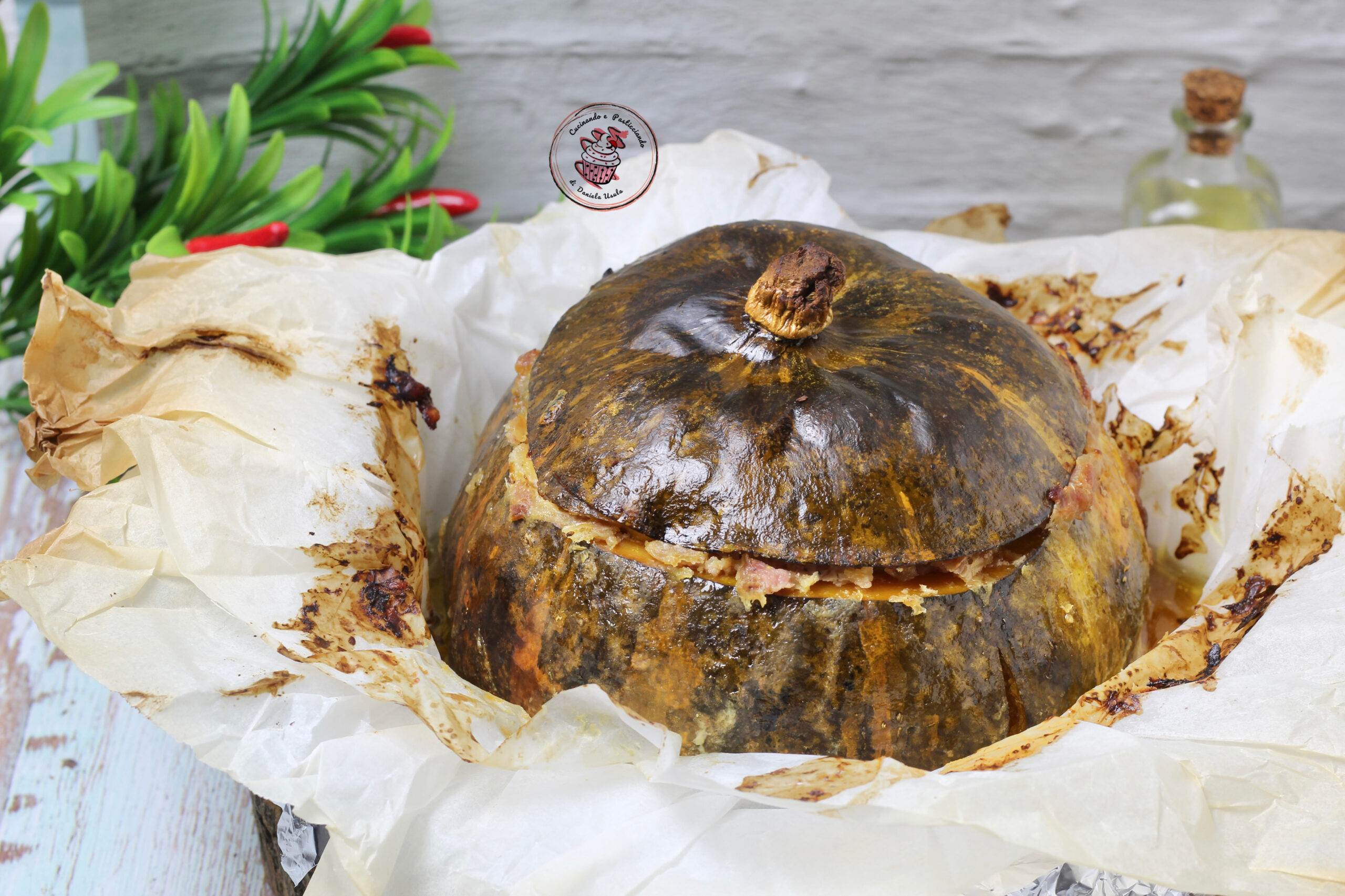 GEBACKENER GEFÜLLTER KÜRBIS: herzhaftes und beeindruckendes Herbstrezept