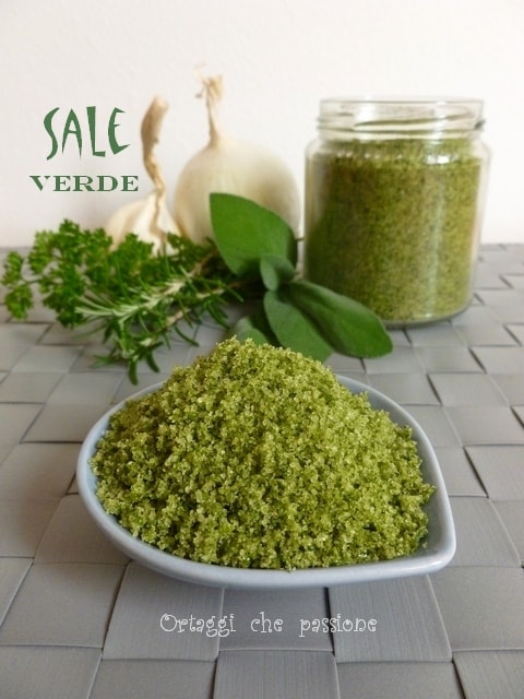 Aromatisiertes grünes Salz Ortaggi che passione by Sara