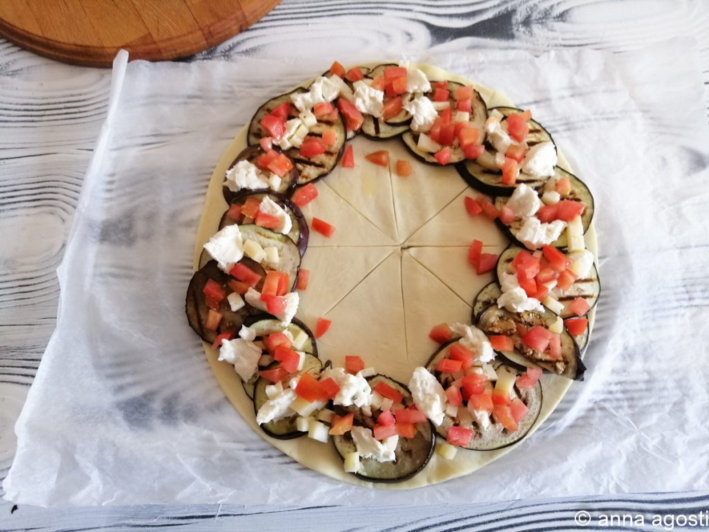 Blätterteig gefüllt mit Käse