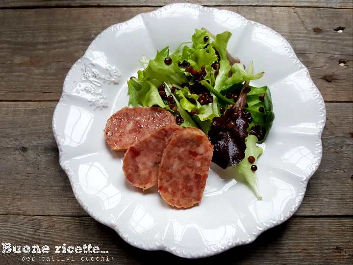 Cotechino in Scheiben