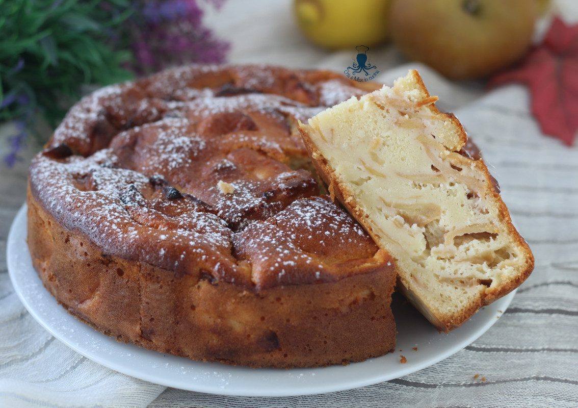 Cremiger Apfelkuchen mit Marsala