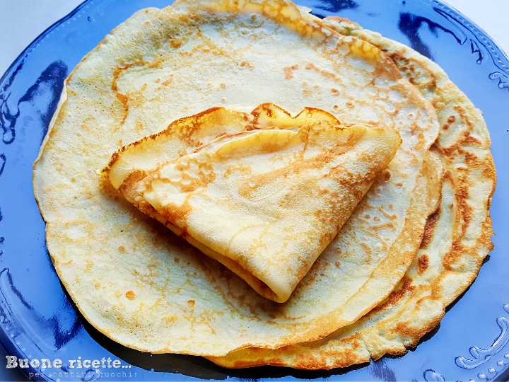 Crepes ohne Butter, einfaches Rezept