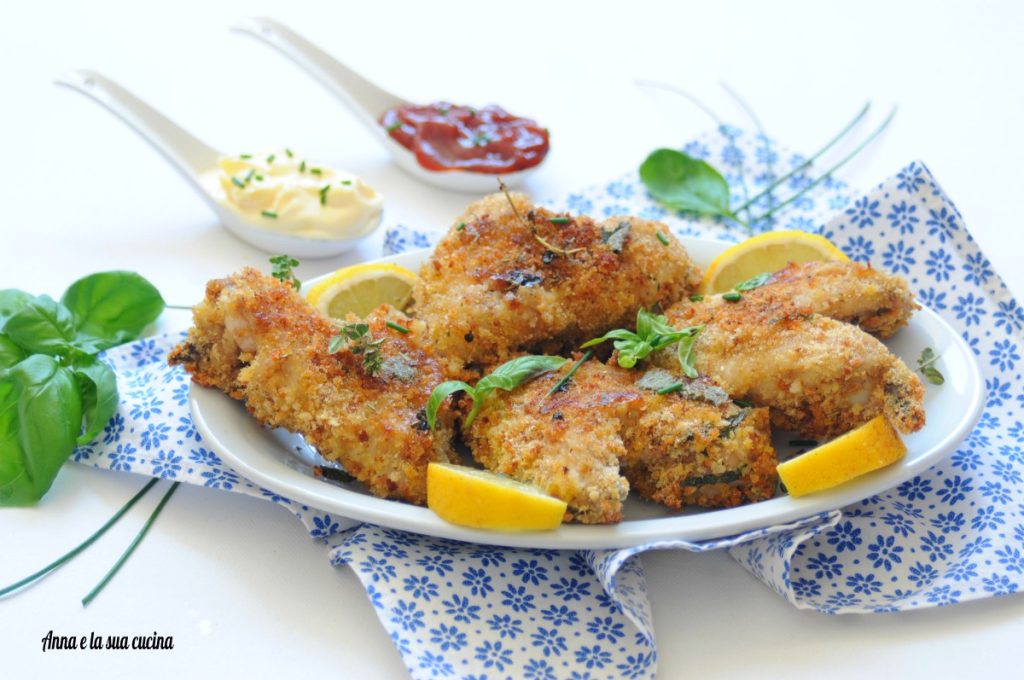 Hähnchenflügel mit würziger Panade