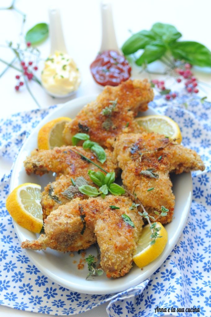 Hähnchenflügel mit würziger Panade