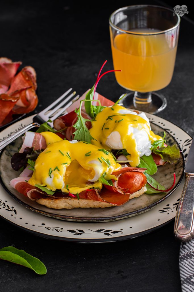 Eggs Benedict mit Südtiroler Speck g.g.A.
