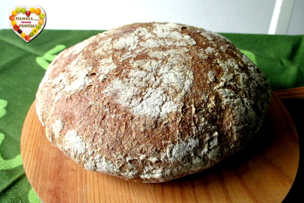 Einfaches Brot mit 1g Hefe im Heißluftfritteuse, Mangia senza Pancia