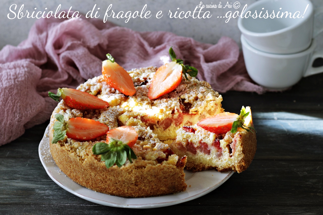 Köstliches Erdbeer-Ricotta-Crumble-Rezept