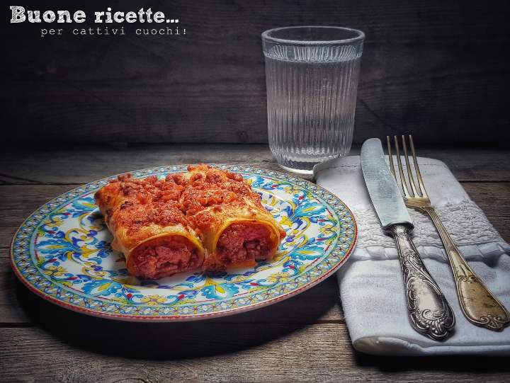 frische Pasta Fleisch-Cannelloni