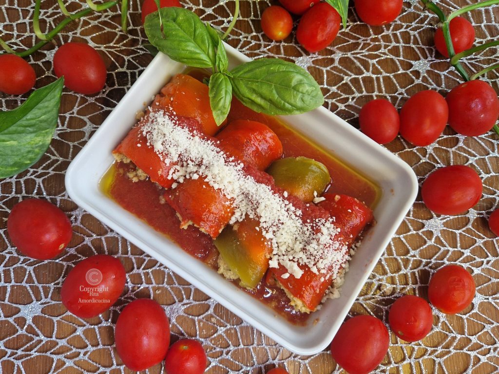 Leichte Paprikaröllchen aus dem Ofen