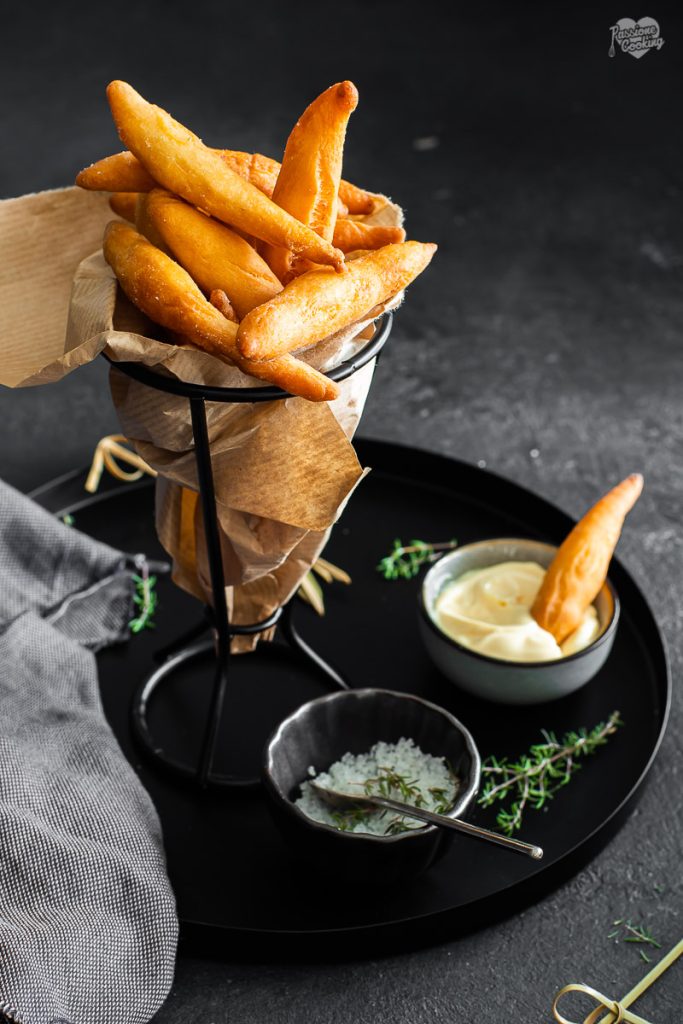 Frittierte Schupfnudeln