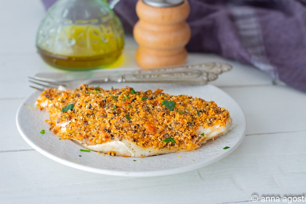 gebackene Dorade-Filets im Ofen