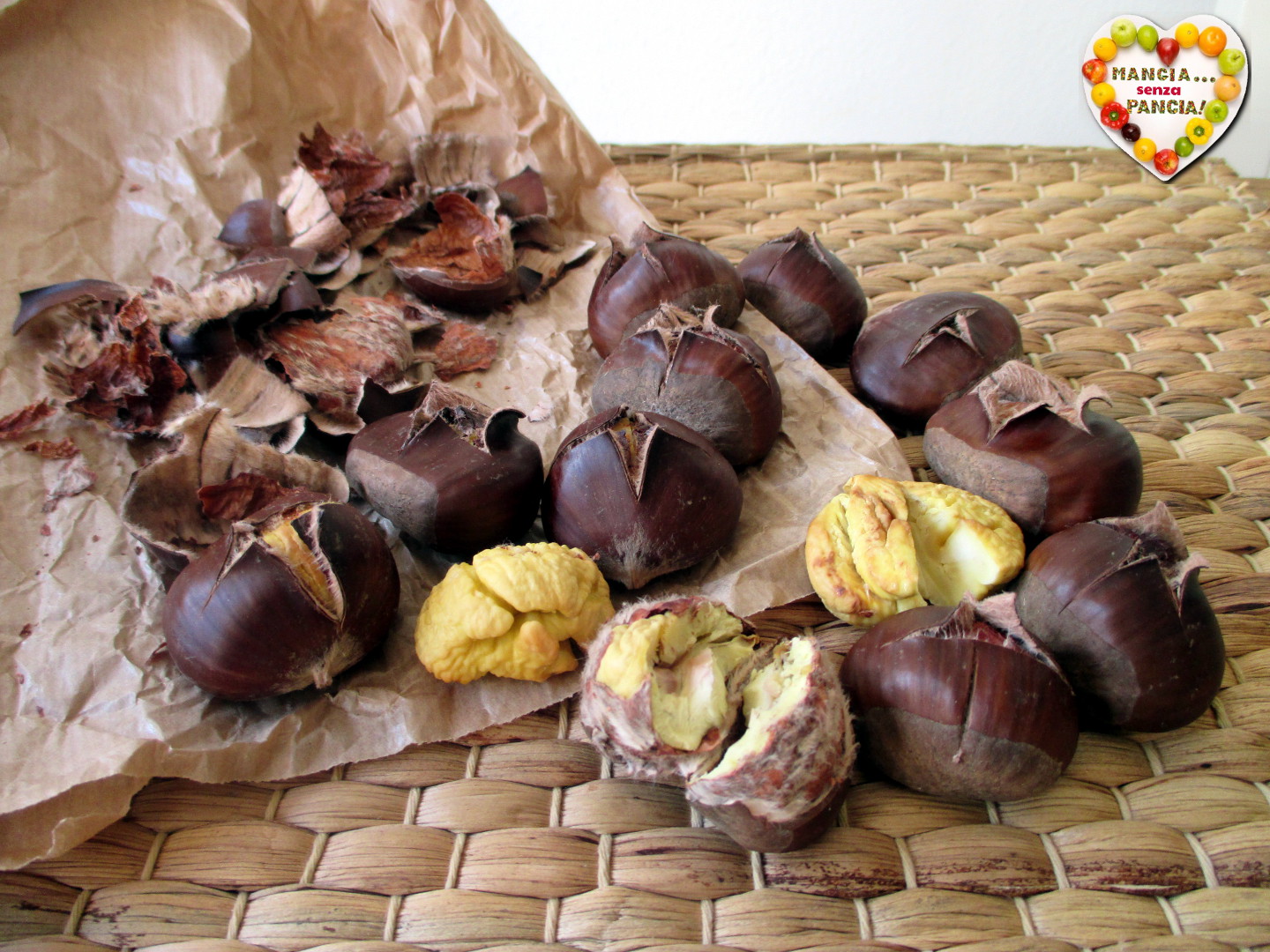 Geröstete Maronen in der Heißluftfritteuse