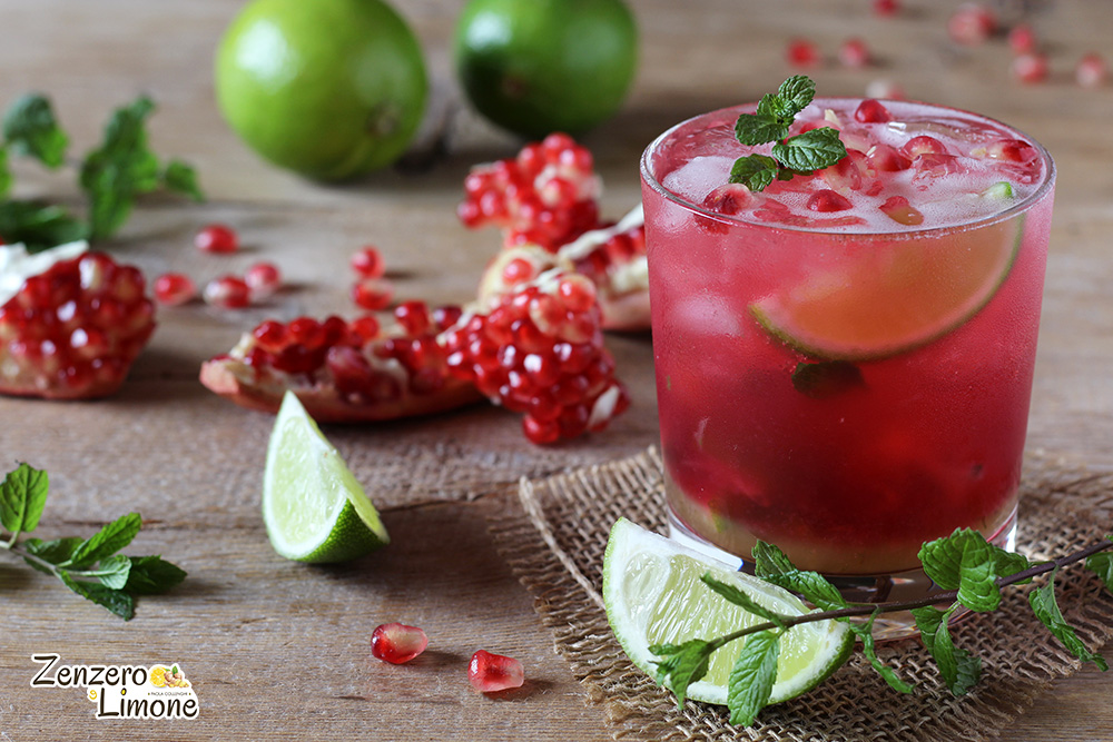 Granatapfel-Mojito