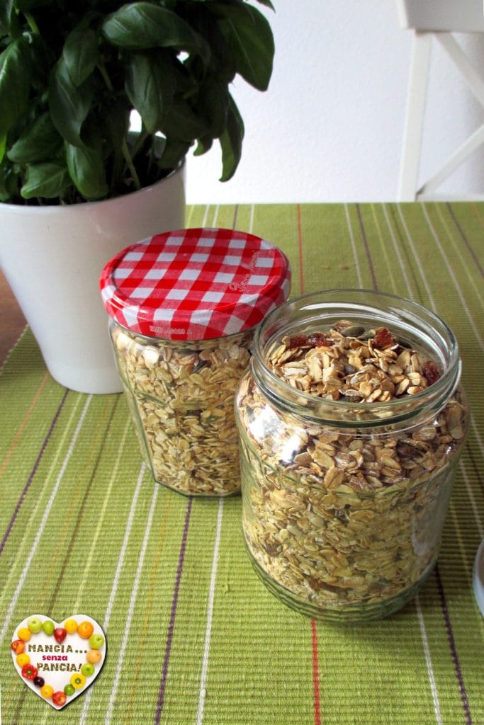 Hausgemachtes Granola in der Heißluftfritteuse, Mangia senza Pancia