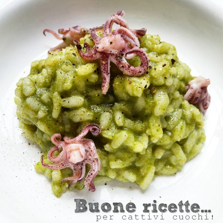 Grünes Risotto mit Moscardini