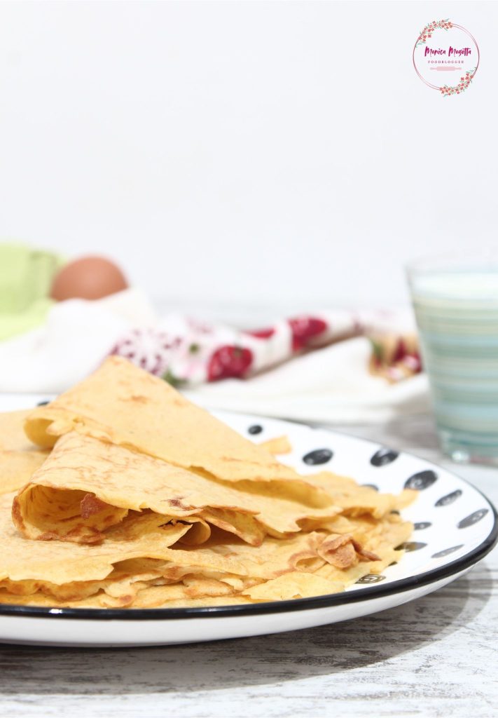 Grundrezept für Crêpes mit Hafermehl-