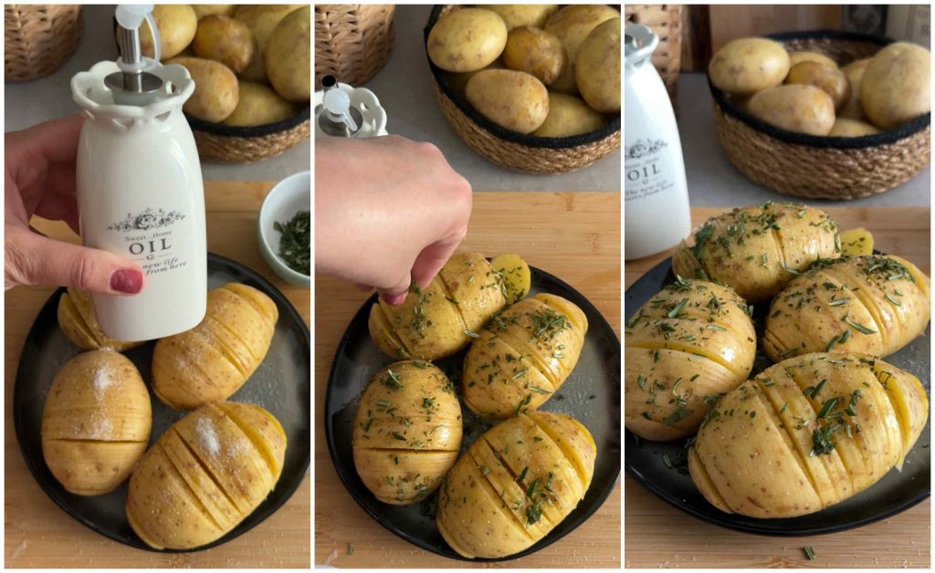 Hasselback-Kartoffeln Rezept