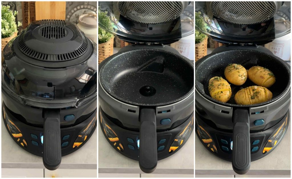 Hasselback-Kartoffeln Rezept in der Heißluftfritteuse