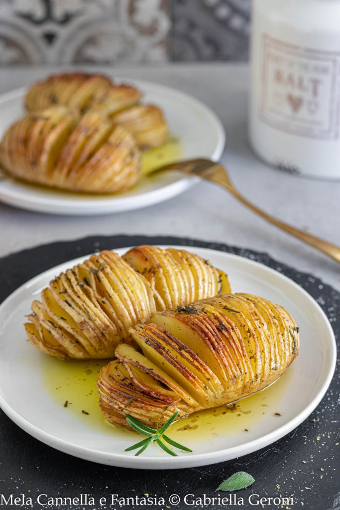 Hasselback-Kartoffeln in der Heißluftfritteuse