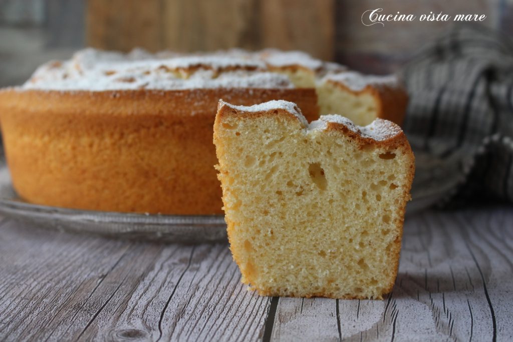 Heißmilch-Kranzkuchen ohne Butter Küche mit Meerblick