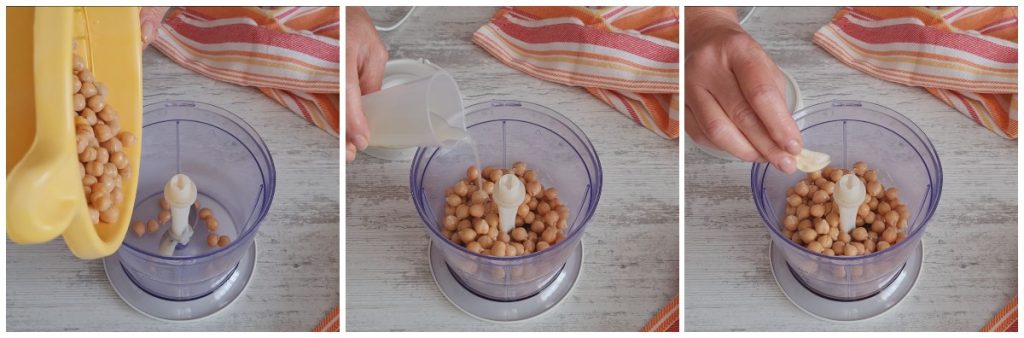 Hummus aus Kichererbsen, Zubereitung