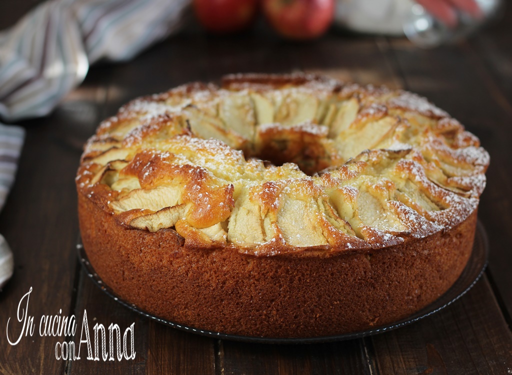 Apfel- und Ricotta-Kuchen
