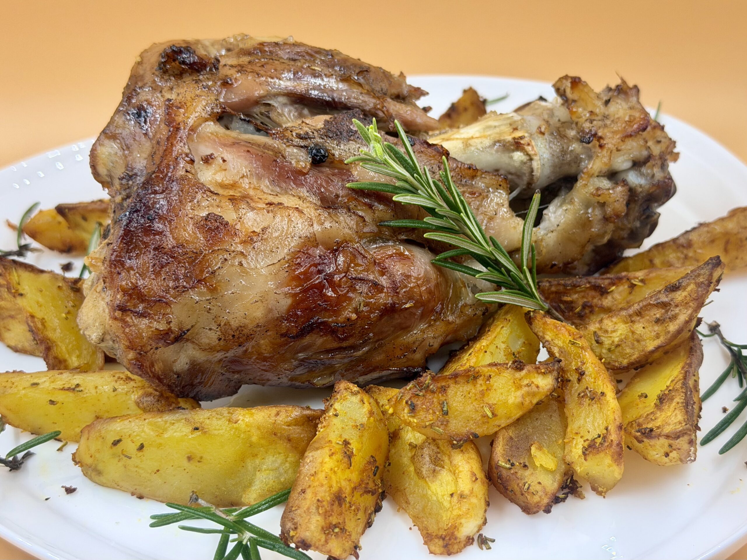 Weihnachtliches Schweinshaxen im Ofen – Rezept mit Pfannenbräunung