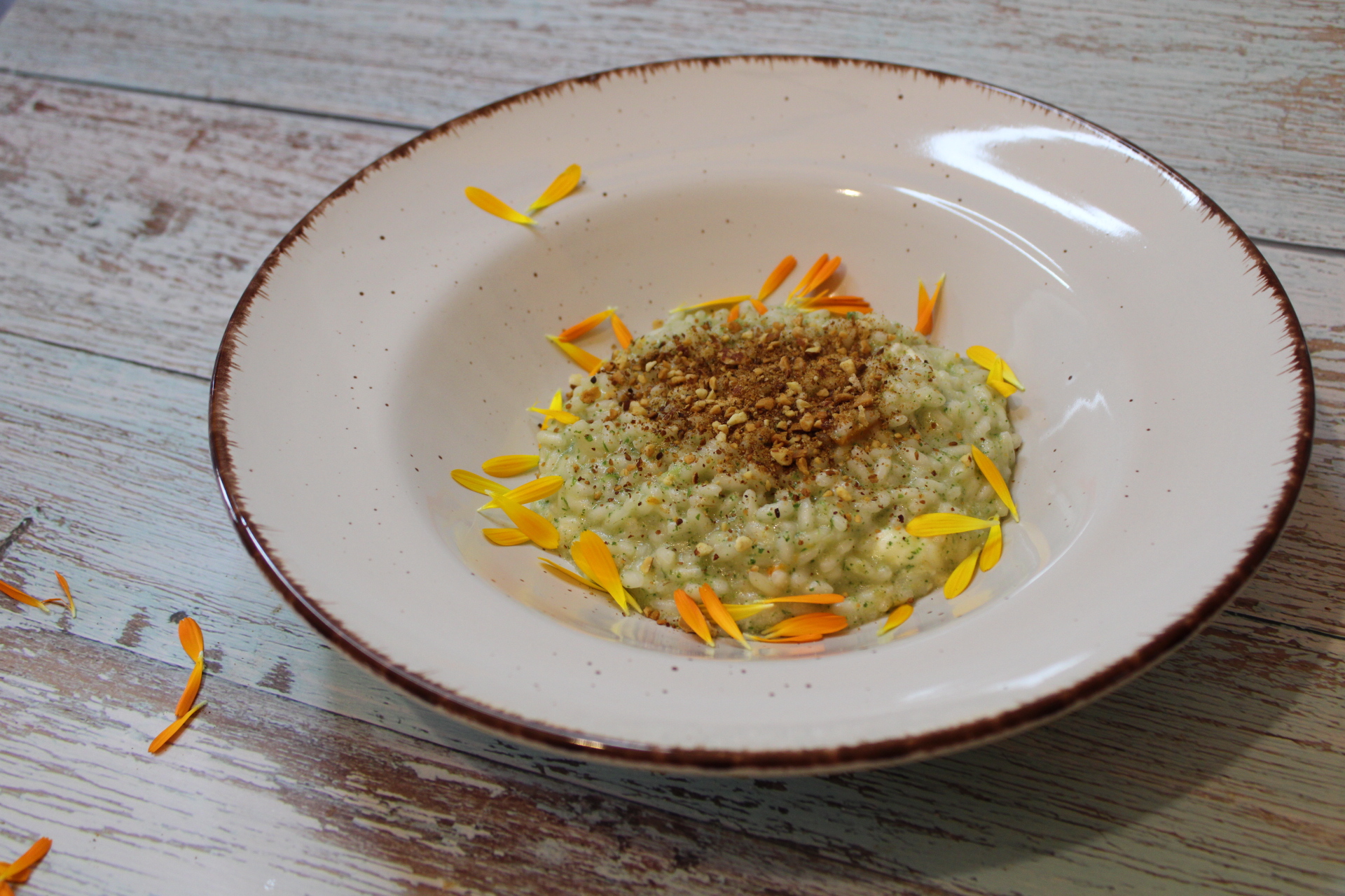 Risotto aus den Langhe-Hügeln