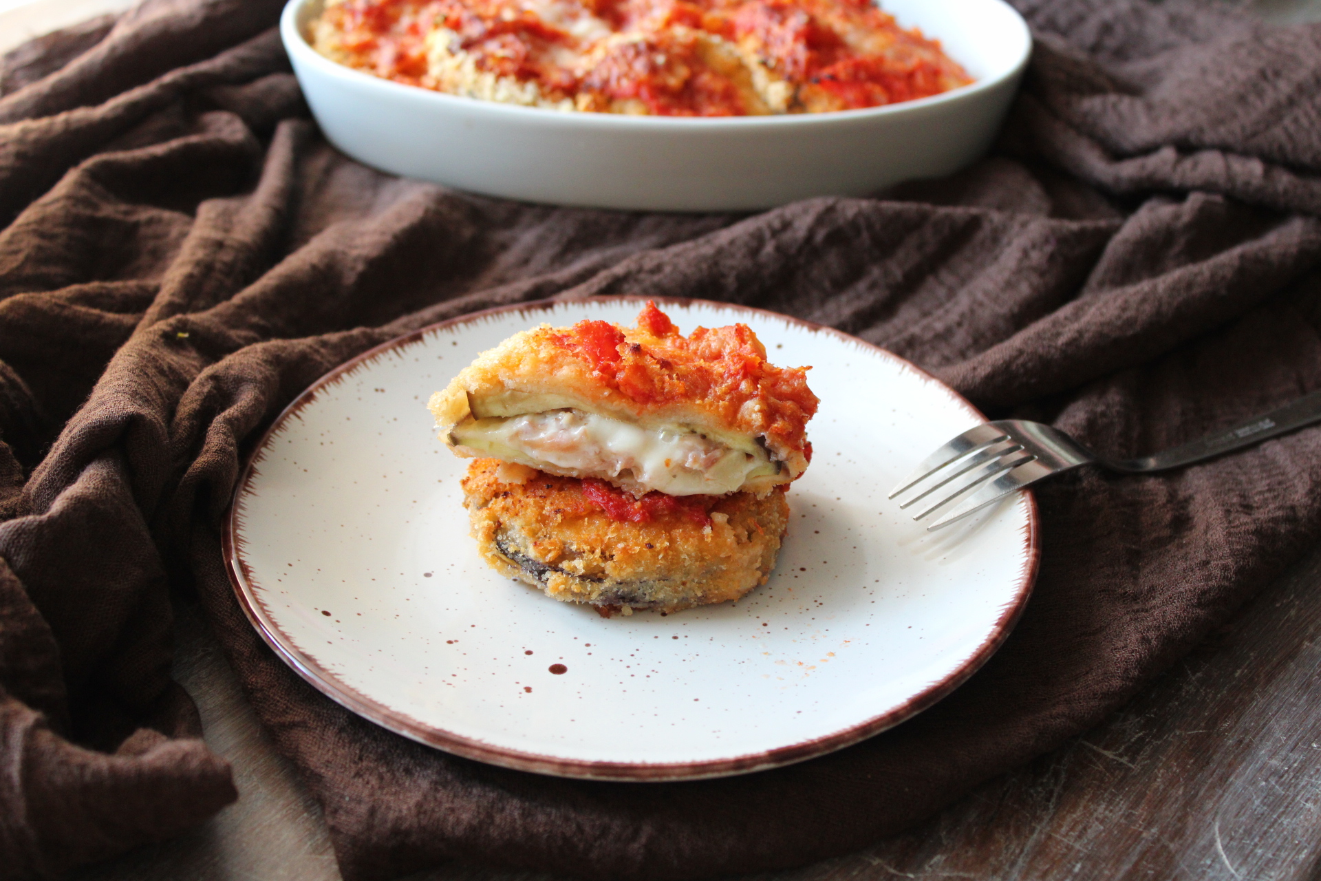 Auberginen mit Tomaten