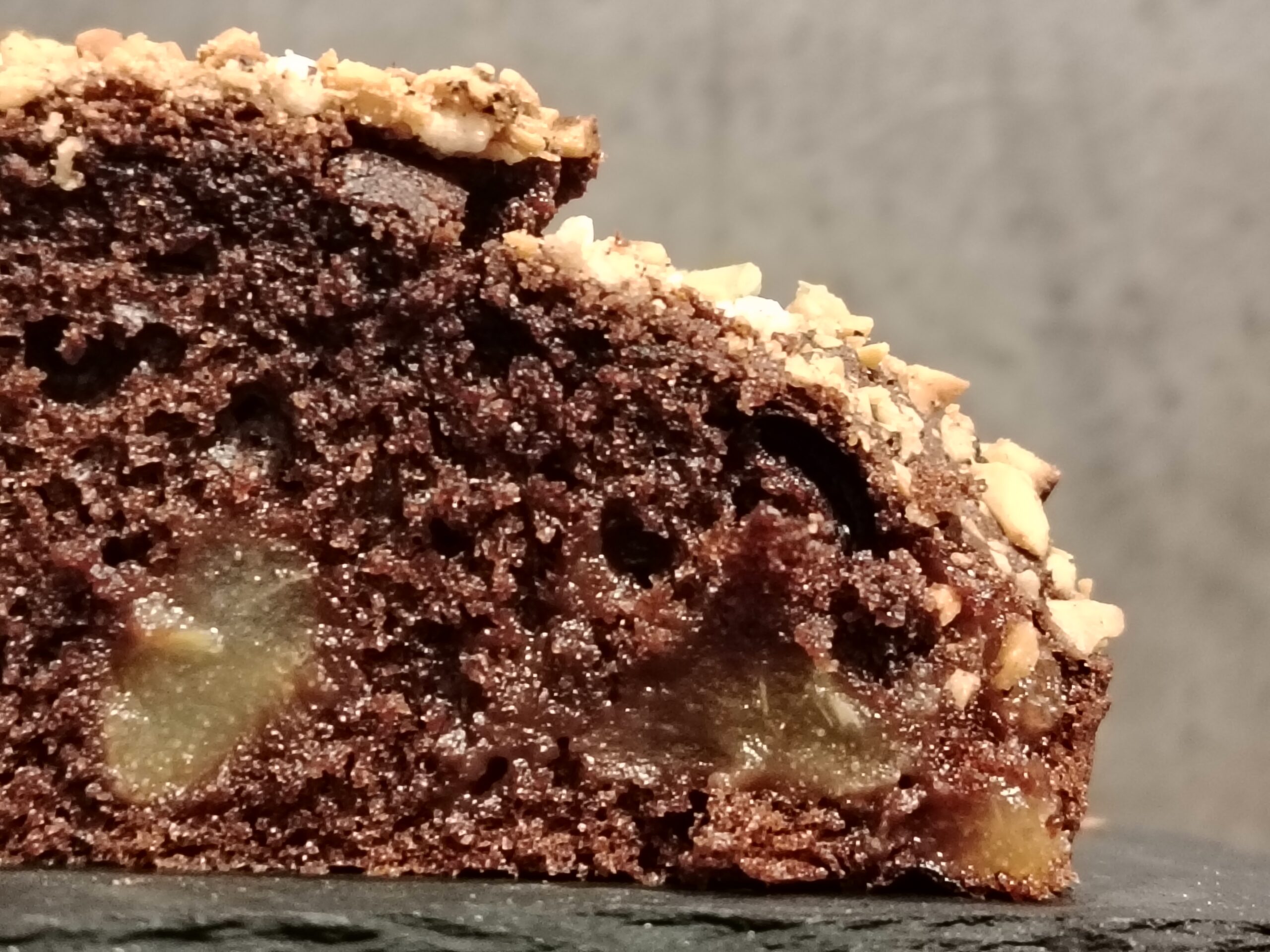 Schokoladen-Birnen-Haselnuss-Kuchen