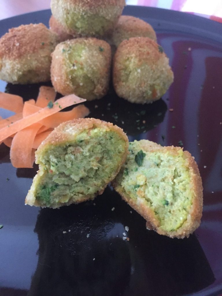 Karotten Ricotta Brokkoli Kugeln