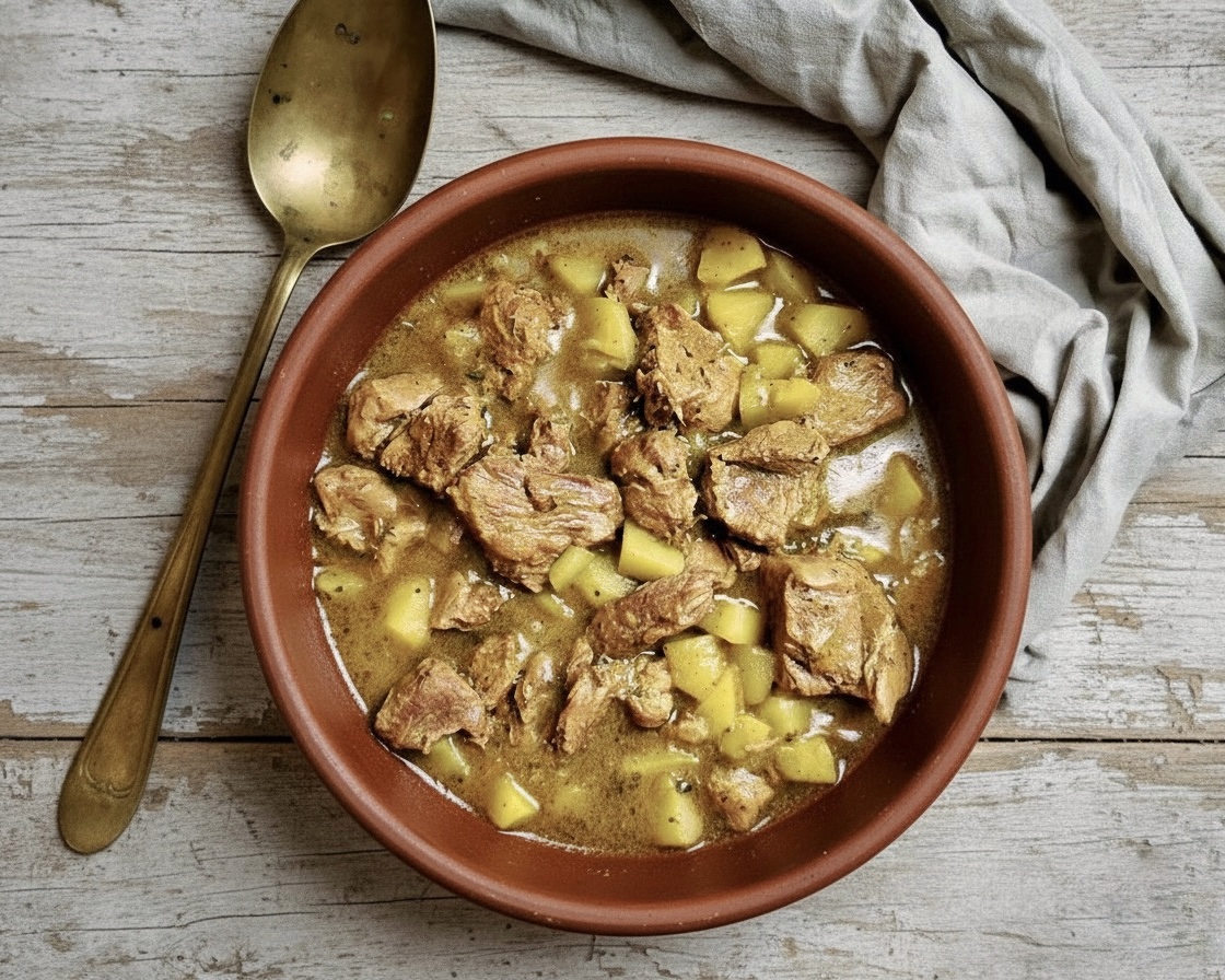 KALBSRAGOUT MIT KARTOFFELN