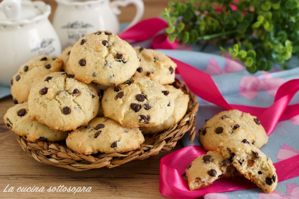 schnelle Kekse mit Schokotropfen