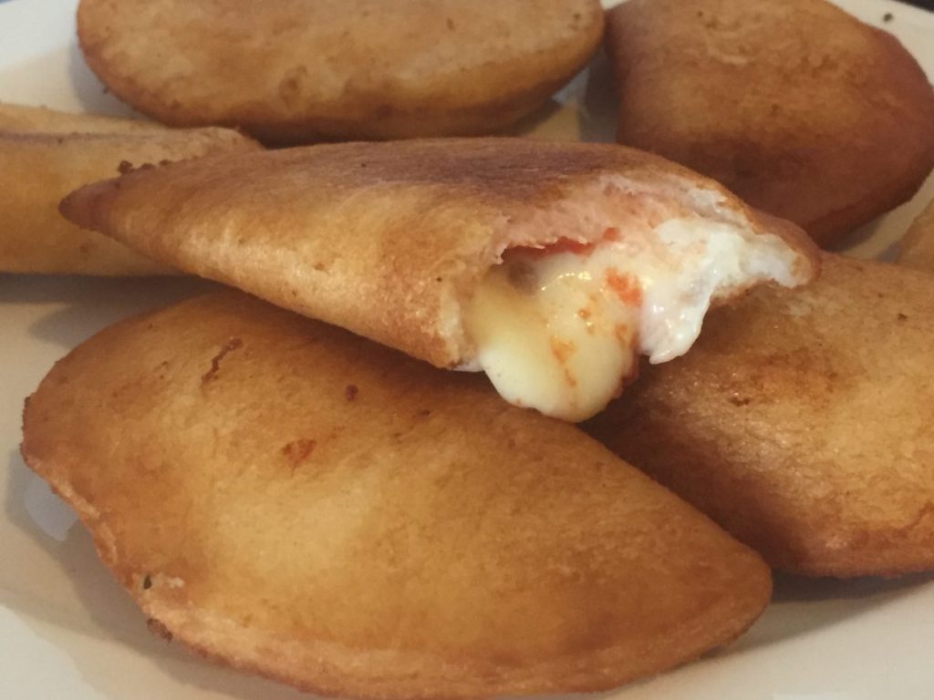 panzerotti aus toastbrot